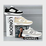 حذاء سنيكرز رجالي مقاس خاص فوندي جلد إسكاي مستورد ونعل PVC حقن الوان متعددة جميع المواسم من ميلانو - 5378