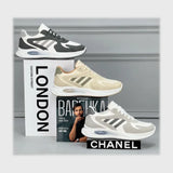 حذاء سنيكرز رجالي مقاس خاص فوندي جلد إسكاي مستورد ونعل PVC حقن الوان متعددة جميع المواسم من ميلانو - 5380