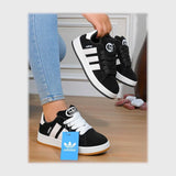 حذاء سنيكرز حريمى فوندي جلد إسكاي مستورد ونعل PVC حقن الوان متعددة جميع المواسم من لابتوب - 545