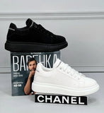 حذاء سنيكرز رجالى فوندي جلد إسكاي مستورد ونعل PVC حقن الوان متعددة جميع المواسم من ميلانو - 5512