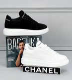 حذاء سنيكرز رجالى فوندي جلد إسكاي مستورد ونعل PVC حقن الوان متعددة جميع المواسم من ميلانو - 5513