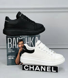 حذاء سنيكرز رجالى فوندي جلد إسكاي مستورد ونعل PVC حقن الوان متعددة جميع المواسم من ميلانو - 5515