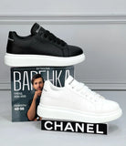 حذاء سنيكرز رجالى فوندي جلد إسكاي مستورد ونعل PVC حقن الوان متعددة جميع المواسم من ميلانو - 5518