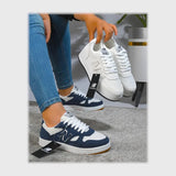 حذاء سنيكرز حريمى فوندي جلد إسكاي مستورد ونعل PVC حقن الوان متعددة جميع المواسم من لابتوب - 553