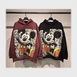 سويتشيرت مطبوع ميكي حريمى قطن 90% ليكرا 10% الوان متعددة شتوي من دبيو بي - 5615