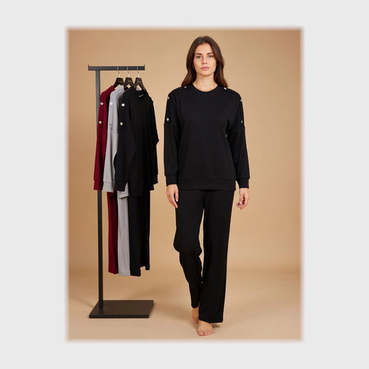 سوت زراير حريمى اوت مان الوان متعددة شتوي من دبيو بي - 5645