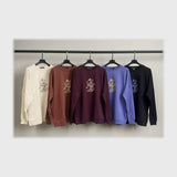 سويتشيرت راوند مطبوع حريمى قطن 90% ليكرا 10% الوان متعددة شتوي من دبيو بي - 5671