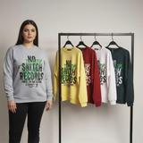 سويتشيرت راوند مطبوع حريمى قطن 90% ليكرا 10% الوان متعددة شتوي من دبيو بي - 5672