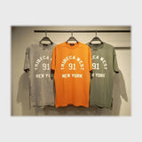 تيشرت اوفر سايز مطبوع حريمى قطن 100% الوان متعددة شتوي من دبيو بي - 5674