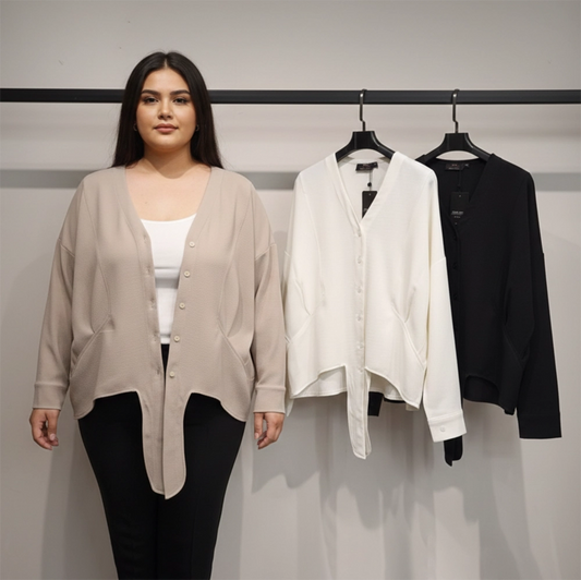 شميز محبب حريمى سوفت الوان متعددة شتوي من دبيو بي - 5698