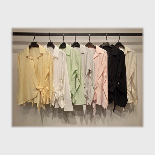 شميز فيونكه حريمى كتان الوان متعددة شتوي من دبيو بي - 5699