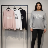 سويتشيرت راوند مطبوع حريمى قطن 90% ليكرا 10% الوان متعددة شتوي من دبيو بي - 5703