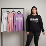 سويتشيرت راوند مطبوع حريمى قطن 90% ليكرا 10% الوان متعددة شتوي من دبيو بي - 5706