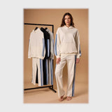 سوت جينز حريمى سمر ميلتون قطن 100% الوان متعددة شتوي من دبيو بي - 5710