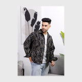 قميص اكمام طويلة مطبوع 2جيب رجالى جينز الوان متعددة شتوي من قميص - 586