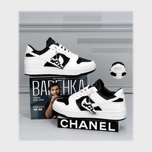 حذاء سنيكرز رجالى فوندي جلد إسكاي مستورد ونعل PVC حقن الوان متعددة جميع المواسم من ميلانو - 5933