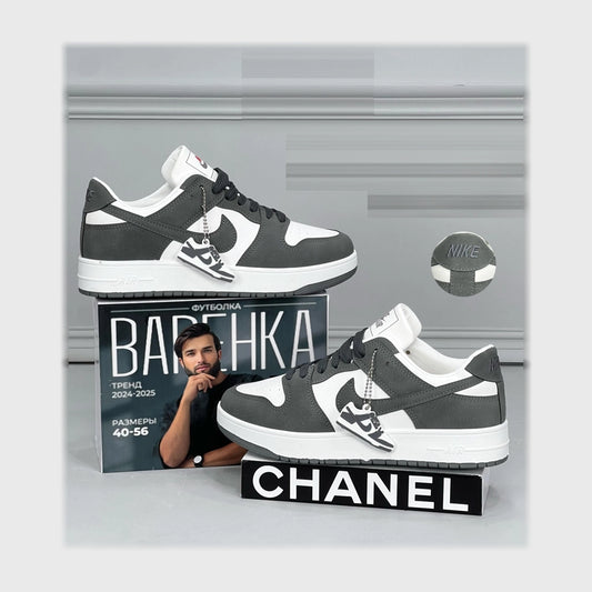 حذاء سنيكرز رجالى فوندي جلد إسكاي مستورد ونعل PVC حقن الوان متعددة جميع المواسم من ميلانو - 5934