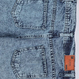 بنطلون شرحتين بناتي من سن 10 سنين ل 12 سنه بوي فريند تلبيس واسع جميع المواسم جينز فاتح من الأنطوني جينز - 6007-light