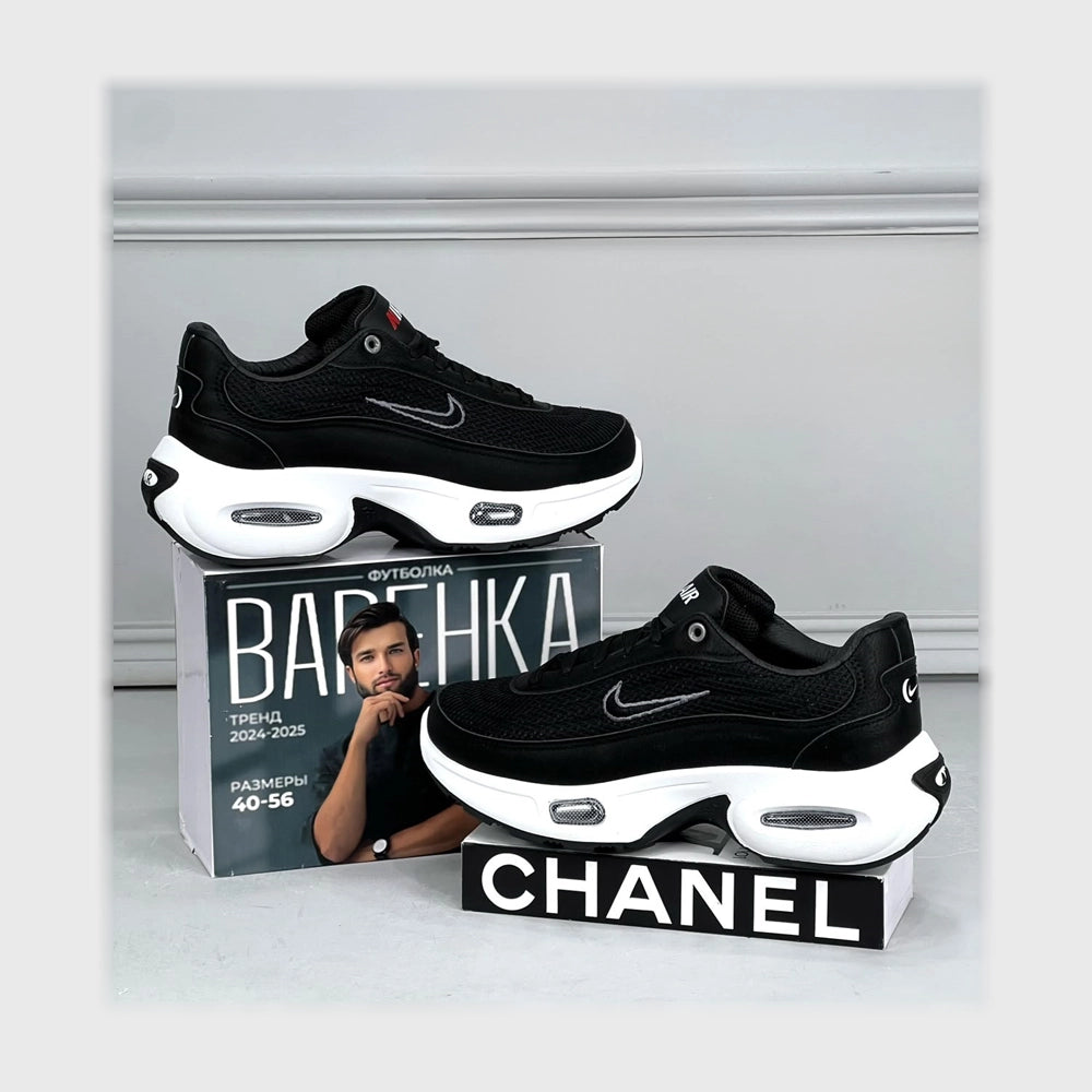 حذاء سنيكرز رجالى فوندي جلد إسكاي مستورد ونعل PVC حقن الوان متعددة جميع المواسم من ميلانو - 6059