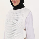 بلوفر تريكو رقبة دائرية
