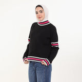 بلوفر تريكو رقبة عالية