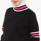 بلوفر تريكو رقبة عالية