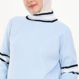 بلوفر تريكو رقبة عالية
