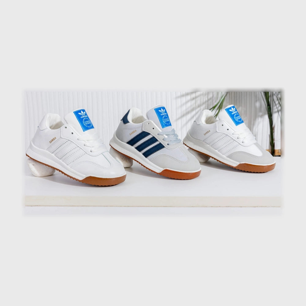 حذاء سنيكرز اطفالى فوندي جلد إسكاي مستورد ونعل PVC حقن الوان متعددة جميع المواسم من بيكو - 6108