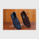 حذاء بانص رجالى فوندي PU اسكاي مستورد كحلي غامق جميع المواسم من إسكافي - 62-NV