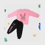 ترنج قطعتين ميني بيبي اولادي اطفالي ميلتون بلوش معالج الوان متعددة شتوي من لارك ارت - 6201