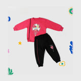 ترنج قطعتين ميني بيبي اولادي اطفالي ميلتون بلوش معالج الوان متعددة شتوي من لارك ارت - 6202