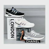 حذاء سنيكرز رجالي مقاس خاص فوندي جلد إسكاي مستورد ونعل PVC حقن الوان متعددة جميع المواسم من ميلانو - 6304