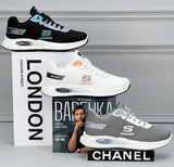 حذاء سنيكرز رجالى فوندي جلد إسكاي مستورد ونعل PVC حقن الوان متعددة جميع المواسم من ميلانو - 6326