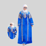 عباية استقبال حريمى قطيفة هايدي مستورد الوان متعددة شتوى من اس كيو بي - 639