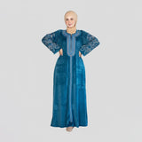 عبايه استقبال حريمى قطيفه هايدي الوان متعددة شتوى من اس كيو بي - 648