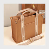 شنطة كروس حريمى جلد 2اسود*لون جميع المواسم من فلامنجو - 655