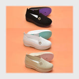 حذاء سنيكرز حريمى فوندي تريكو خيط مستورد ونعل PVC حقن الوان متعددة جميع المواسم من بري باندا - 65918