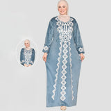 عباية استقبال حريمى قطيفة هايدي مستورد الوان متعددة شتوى من اس كيو بي - 661