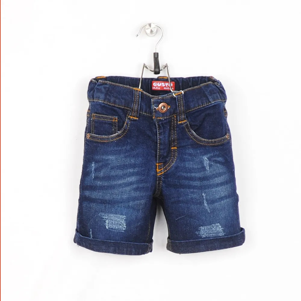 شورت ساده اولادى جينز جينز صيفى من جوستو - 6671-11