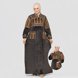 عباية استقبال حريمى قطيفة هايدي مستورد الوان متعددة شتوى من اس كيو بي - 669