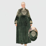 عباية استقبال حريمى قطيفة هايدي مستورد الوان متعددة شتوى من اس كيو بي - 674