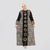 عبايه استقبال حريمى قطيفه هايدي الوان متعددة شتوى من اس كيو بي - 681