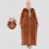 عباية استقبال حريمى قطيفة هايدي مستورد الوان متعددة شتوى من اس كيو بي - 685