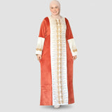 عباية استقبال حريمى قطيفة هايدي مستورد الوان متعددة شتوى من اس كيو بي - 698