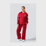 ترنج قطعتين بناتي بناتي قطيفة مضلع مستوردة الوان متعددة شتوي من لارك ارت - 7006