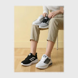 حذاء سنيكرز حريمى فوندي تريكو خيط مستورد ونعل PVC حقن الوان متعددة شتوى من الطائر - 7007