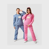 ترنج قطعتين بناتي بناتي قطيفة مضلع مستوردة الوان متعددة شتوي من لارك ارت - 7009