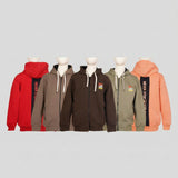 سويتشيرت سوسته كاملة مطبوع اولادي ميلتون قطن الوان متعددة شتوي من أسامة تكس - 7013