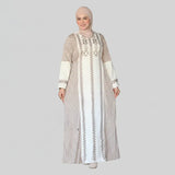 عباية استقبال حريمى قطيفة*قطن مشجر الوان متعددة شتوى من اس كيو بي - 701