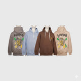 سويتشيرت هودي مطبوع اولادي ميلتون قطن الوان متعددة شتوي من أسامة تكس - 7025